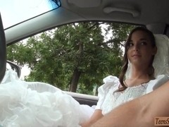 Cute teen ditched by her boyfriend and fucked by stranger