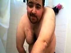 Chub taking a fine lengthy HAWT shower