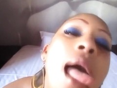 So sexy Dominican Rep. ebony girlfriend make a hell of a blowjob