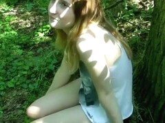 LOVELY german college girl girl fucked outdoors