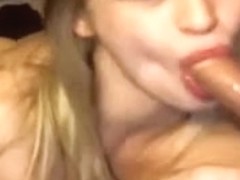 Wonderful blonde having sweaty sex with her lover on livecam