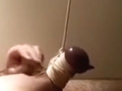 CBT Hanged by his Balls