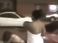 Boobs swinging during a fight