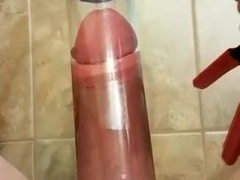 Fat cock after pumping session