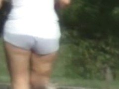 Short Shorts And A Slight Wedgie Whooty