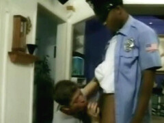 Hot Cop Interracial Action