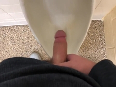 Hot Teen Jerks Off In Public Park Restroom Caught