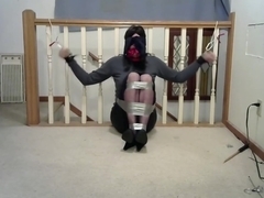 crossdresser in selfbondage 2 and some duct tape bondage.