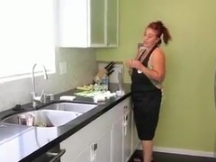 Playing in the kitchen