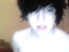 Emo Boy Masturbating On Cam