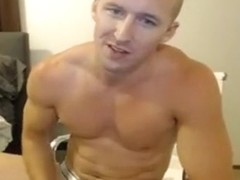 hot jock plays with dildos on cam