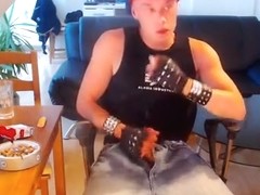 Smoking And Wanking After Work