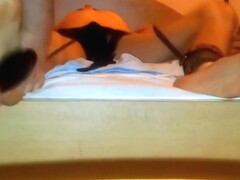 male tickled feet on the bed