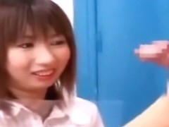 Japanese CFNM Japanese girl draws guy jacking off and more