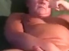 matured shaved and hot nipped man jacks off