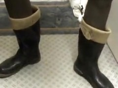 nlboots - rubber dominion boots leather sole