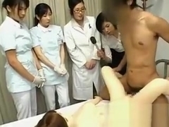 Asian female hospital workers