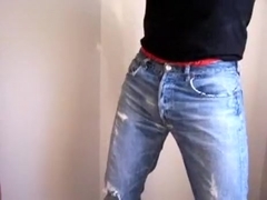 destroying jeans and shorts