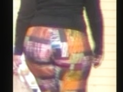 Chick From The Projects Ass Booty Butt Culo Spandex