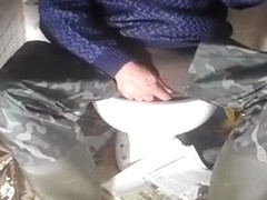 nlboots - camo waders toilet smoke