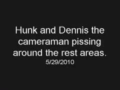 Hunkasaurus and Dennis the Cameraman.