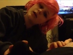 Pink Haired Whore Oral-Job Job