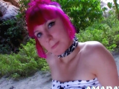 Alt Slut Punk Gets Her Ass Destroyed In Nature