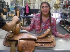Texas Cowgirl Rides With a Dick in Her Ass