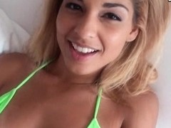 Lusty blond girlfriend Valentina first time anal action on cam
