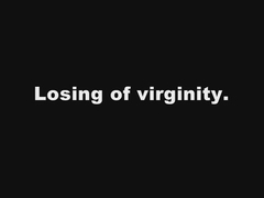 Virgin sucks a hard cock
