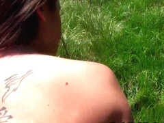 Outdoor amateur video showing my crazy sex with my girlfriend