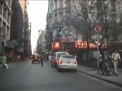 Taxi voyeur scenes of girl sucking and fucking rod