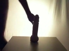 Silhouette riding dildos