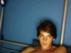 Horny 18 Year Old College Boy Jerking In Room
