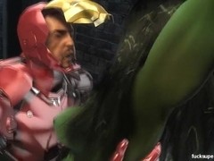 Ironman and she hulk