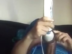 Sasha cum twice in show