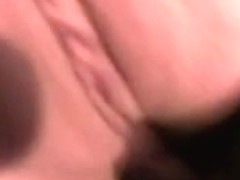 Slender dark brown gives head whilst riding a hard jock