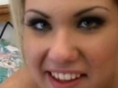 Blondie likes the smack of cum