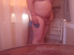 WANK and CUM in SHOWER