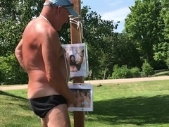 Tina And Her Friends Outdoors