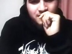 Straight guys feet on webcam #228