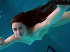 Liza Bubarek Enjoys Swimming