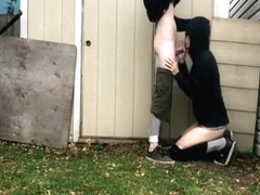 Naughty rendezvous in the Garden