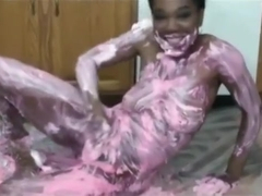 Black Chick Loves the Pink Ice Cream