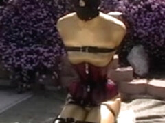 crossdresser bound and gagged taut