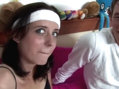 Nice-looking Wench Sucked And Drilled A Large Penis