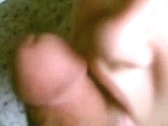 Closeup amateur video of my dirty girlfriend sucking cock