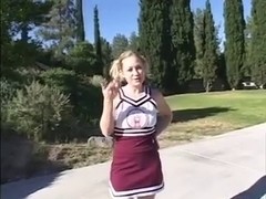 Blonde bimbo in a hardcore teen sex video