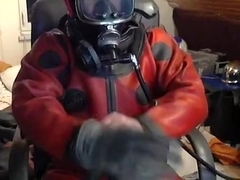 dry suit wank