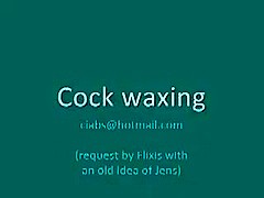 Dick waxing